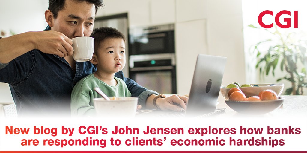 The economic toll of the pandemic is being felt by millions around the globe. In his new blog, CGI’s John Jensen explores how banks are leveraging digital technology to support customers facing economic hardships. Read more: bit.ly/3dsiRiH