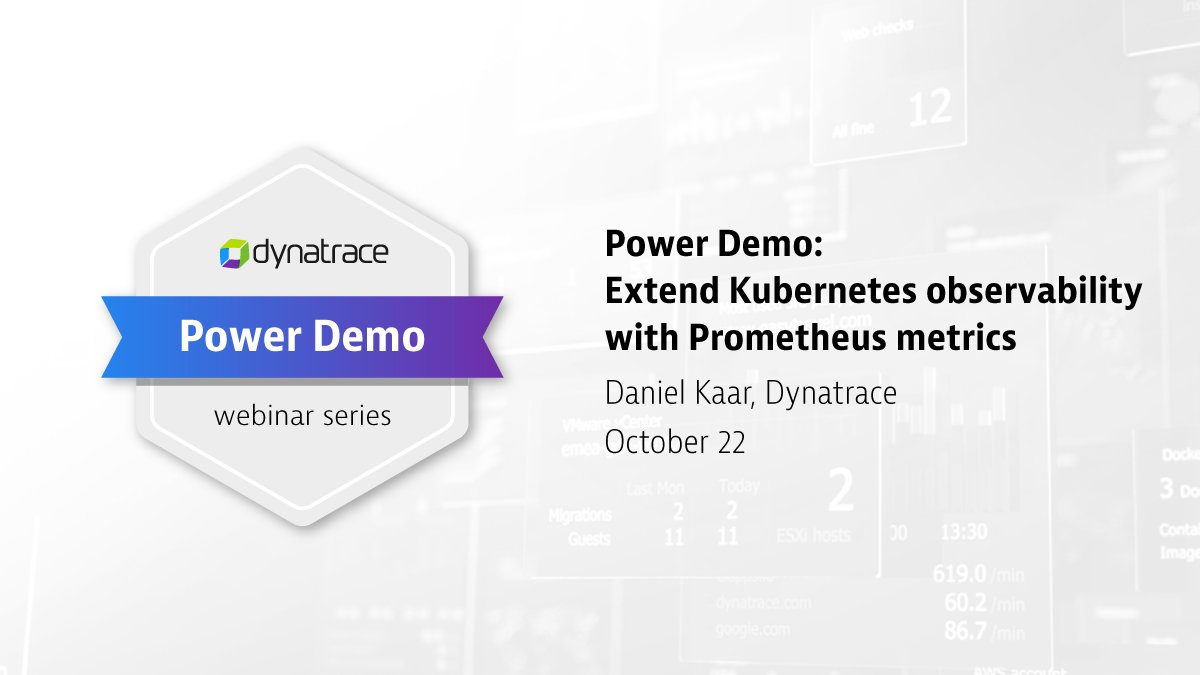 .<a href="/d_kaar/">Daniel Kaar</a> returns with a new #DynatracePD on October 22nd. View the full session agenda and register at dynatr.ac/33RgW3T