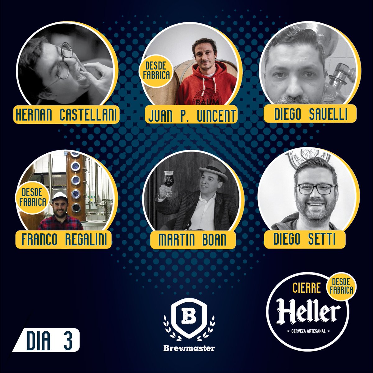 BrewmasterOK's tweet photo. Ultimo día de #Brewmaster2020 abre Mr Hops Hernán Castellani, JuanPi Vincent de @BaumFabrica, Diego y @Francoregalini desde @restingagin, @boan_martin (de q se disfrazará?) a cargo del cierre @Diegosetti y visita virtual y cierre en Heller Fábrica https://t.co/YDvAKjheg0