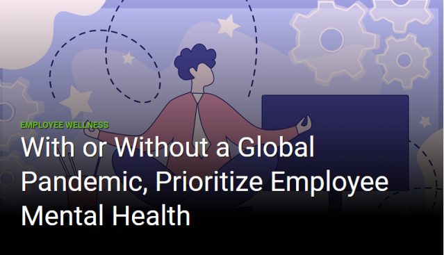 tom_green_3's tweet photo. 'With or Without a Global Pandemic, Prioritize Employee Mental Health - @HPE's chief people officer Alan May' https://t.co/KaiLErKfd9 https://t.co/kSAfqkbD7k