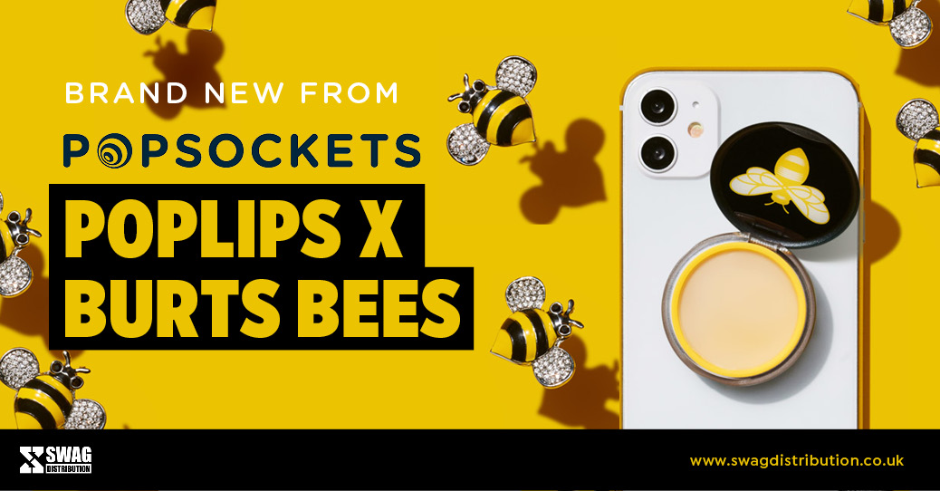 SWAGDistrib's tweet photo. The PopSockets x Burt's Bee's collaboration is here! Contact the team to learn more today https://t.co/3gFwfECjUa