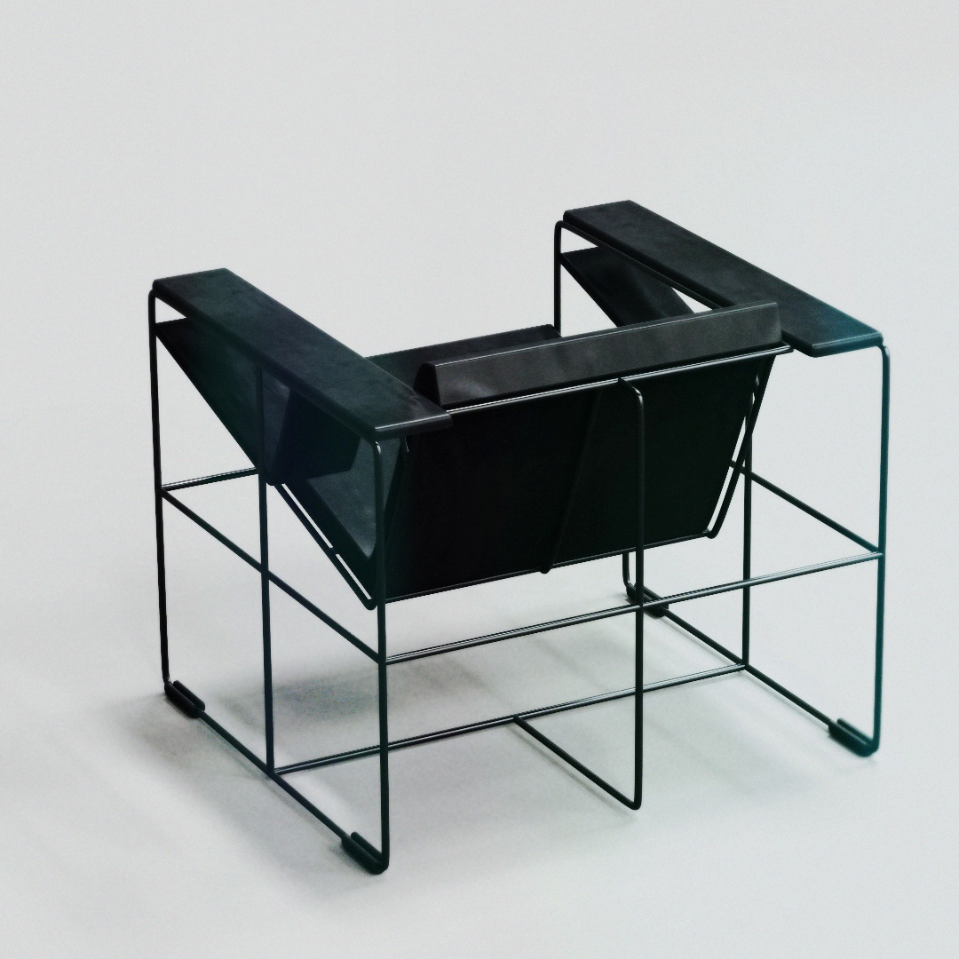 followemmanuel's tweet photo. My latest creation is an armchair inspired by the Bauhaus movement. Made of metal and non-animal leather. Limited series designed by Emmanuel Touraine #design #seats #bauhaus #contemporarydesign #emmanueltouraine #ventury #interiors #interiordesign #furnituredesign #furniture https://t.co/mloACGMPhR