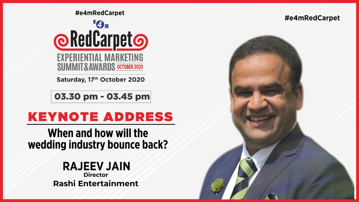 Know when and how will the wedding industry bounce back.

Stay tuned!!

#e4mRedCarpet #rashientertainment