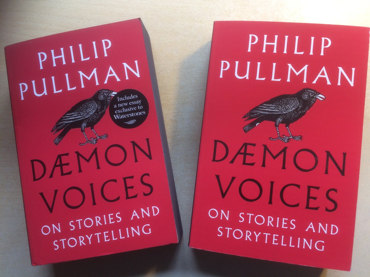 Thrilled to be sent new paperback editions of Philip's brilliant and illuminating essays on storytelling by @DFB_storyhouse. For anyone who wants to write. For anyone who loves to read.