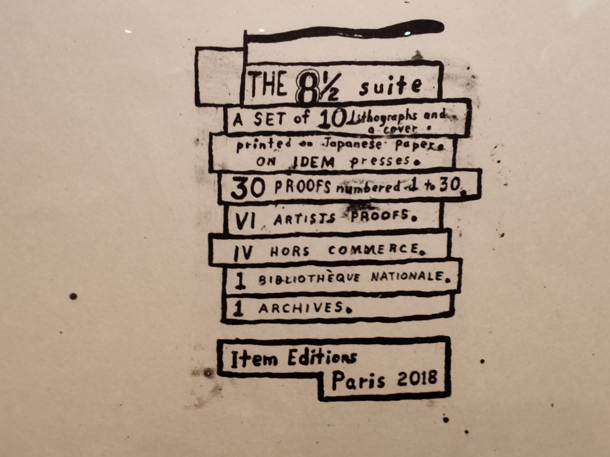 WhatTheFilmWTF's tweet image. Original lithograph
8 1/2 Suite
By David Lynch
#Fillini