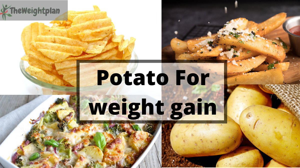 Theweightplan1's tweet photo. Potato Helps In #Weight_Gain.
One medium potato contains about 150 calories, 37gms carbs, 4gm protein with almost negligible fats.
@Theweightplan1
#Obese #weightplan #weighgain #protein
#dietplan #fitness #healthylifestyle https://t.co/n7krtHBaz5