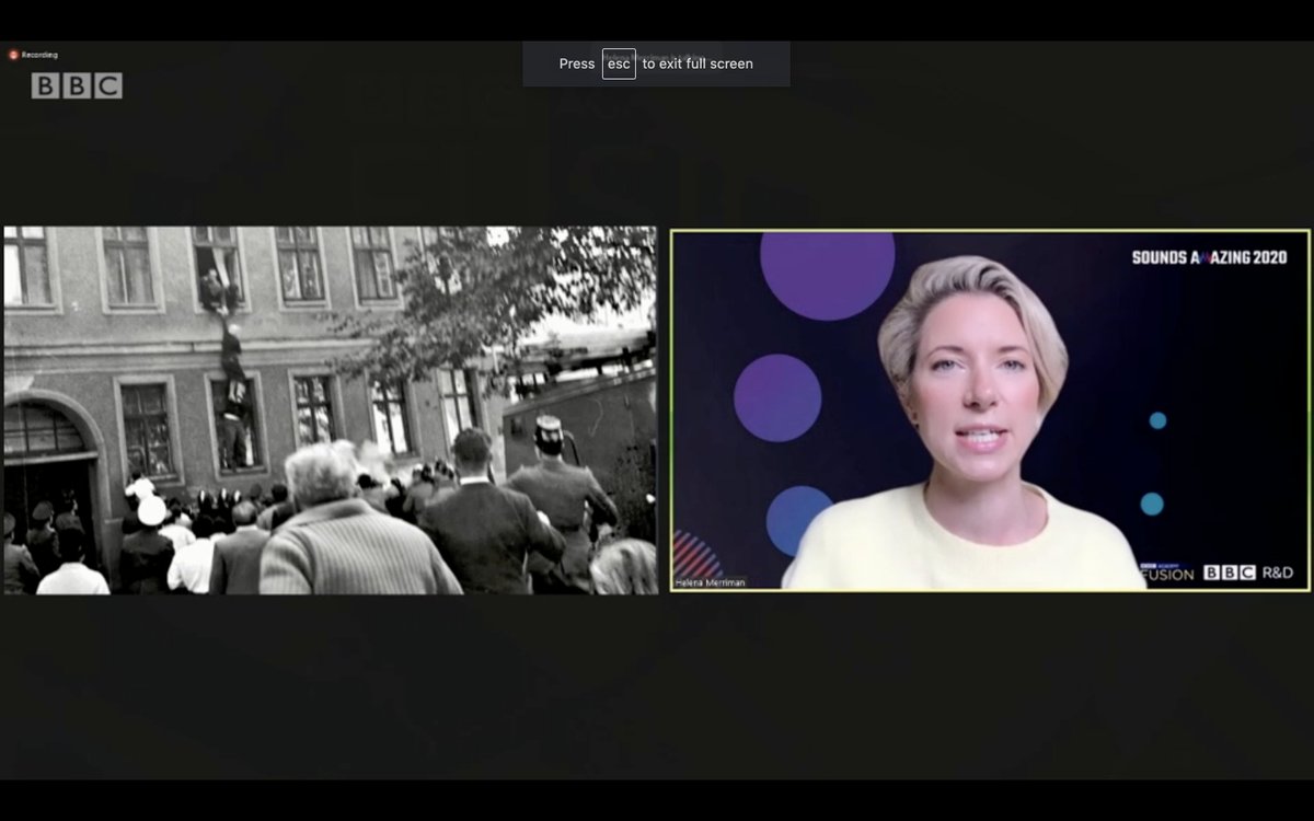 Tunnel 29 was such a gripping story. The sound design was amazing. Wonderful work by <a href="/helenamerriman/">Helena Merriman</a> and <a href="/eloisewhitmore/">Eloise Whitmore</a>  #SoundsAmazing2020