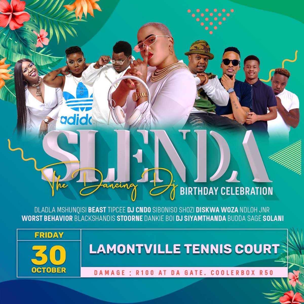 By the grace of God it has been done 🙌🏼🙌🏼🙌🏼 lamontville stand up for we are about to have the time of our lives...Join us on our birthday celebration and the launch of <a href="/slenda_amadada/">Slenda Da Dancing Dj</a> "slenda the dancing dj... Your support will be much appreciated... SAVE THE DATE ‼️‼️‼️‼️‼️‼️