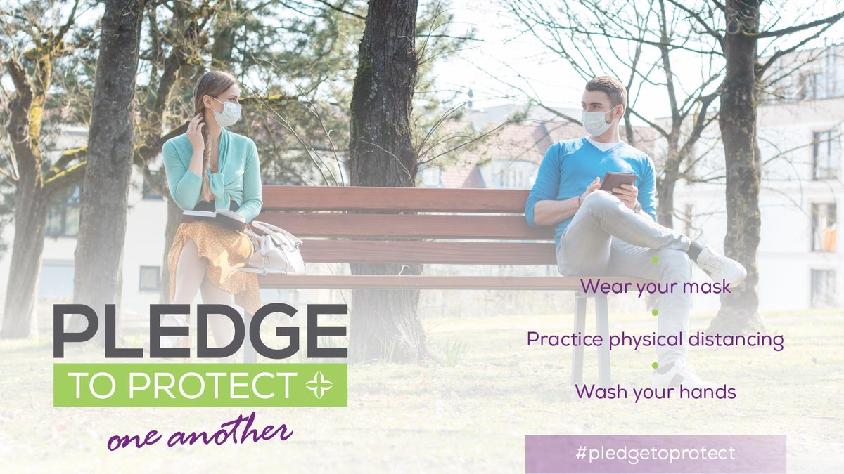 trinityhealthma's tweet image. Crowded spaces are breeding grounds for the spread of germs and infectious diseases like COVID-19. Luckily, reducing your risk of infection is as simple as physically distancing yourself from others by staying at least 6 feet apart. #PledgeToProtect