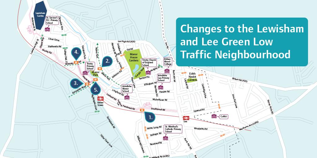 damienegan's tweet image. Today we are announcing changes we will be making to the Lewisham &amp;amp; Lee Green LTN to help address some of the issues local residents have raised and from impact we have seen on areas outside the LTN.

For more info and a detailed map of the changes visit: lewisham.gov.uk/articles/news/…