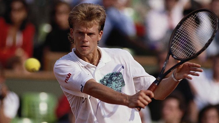 Stefan EdbergEdberg had attempted 41 nonclay slams, 3 fewer than Nadal. In these attempts, Edberg had won a title less (6), reached 5 fewer finals (10), 3 fewer semifinals (18), and 5 fewer quarterfinals (23), for a win rate of 81.3% (Nadal, 83.1%).