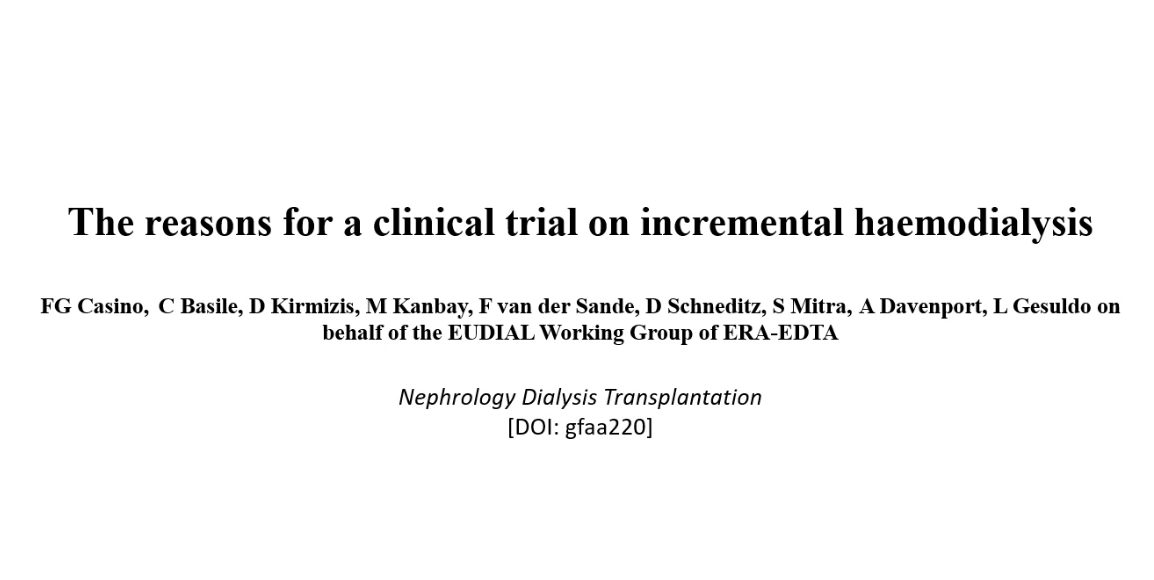 ERAkidney's tweet photo. β‘ New NDT video online by the ERA-EDTA WG EUDIAL! β‘
The reasons for a clinical trial on incremental haemodialysis
π½οΈ https://t.co/VdBxOYORvR
π° https://t.co/xNphoh2d5R
#dialysis #incrementalHD #haemodialysis https://t.co/BmlkLOSrxk