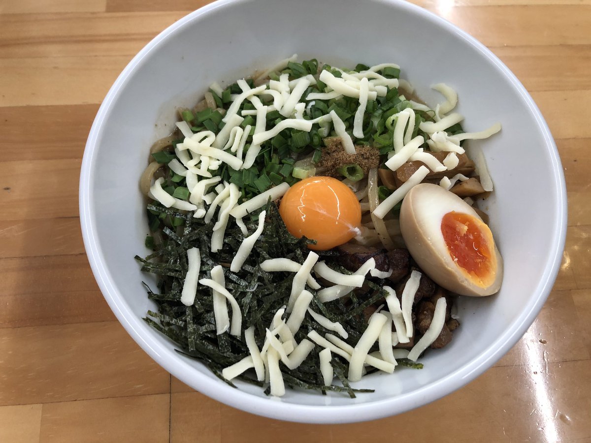 中岡 圭 めちゃくちゃお腹すいて死にそう 昼に食ったせんだが家のまぜそばだけ置いておきますね めちゃくちゃ美味いです