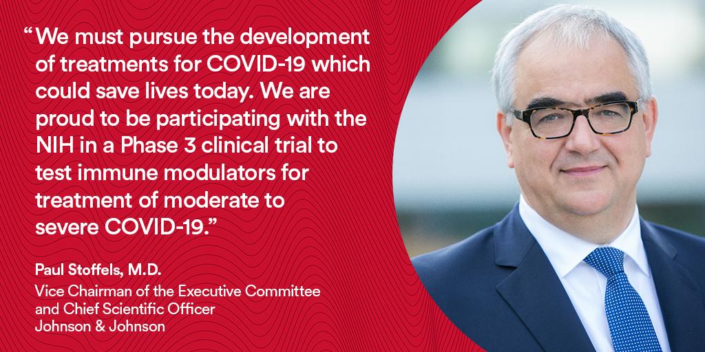 The <a href="/NIH/">NIH</a> has begun enrollment for ACTIV-1 IM, a Phase 3 study to evaluate the safety and efficacy of Johnson &amp; Johnson's immune modulator for the treatment of #COVID19 in hospitalized patients. Learn more: bit.ly/3k677oi