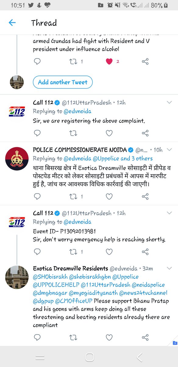 <a href="/CP_Noida/">CP Noida</a> <a href="/DCPCentralNoida/">DCP Central Noida</a> <a href="/noidapolice/">POLICE COMMISSIONERATE GAUTAM BUDDH NAGAR</a> <a href="/Uppolice/">UP POLICE</a> <a href="/UPPOLICEHELP/">UP POLICE</a> <a href="/SHObisrakh/">SHObisrakh Central Noida</a> <a href="/dmgbnagar/">DM NOIDA Gautam Buddha Nagar</a> <a href="/DeptGbn/">Information Dept GBN</a> <a href="/myogiadityanath/">Yogi Adityanath</a> <a href="/myogioffice/">Yogi Adityanath Office</a> <a href="/CMOfficeUP/">CM Office, GoUP</a> <a href="/BJP4India/">BJP</a> <a href="/NEFOMAncr/">NEFOMA</a> <a href="/VedantamReside1/">Vedantam Residents Association</a> <a href="/AoaPalm/">Palm Olympia AOA</a> <a href="/gaurcity2/">Gaur City 2</a> <a href="/GrenoWestCity/">Greater Noida West</a> <a href="/OfficialGNIDA/">Greater Noida Industrial Development Authority</a> 
Election conducted by AoA team on 13 Oct