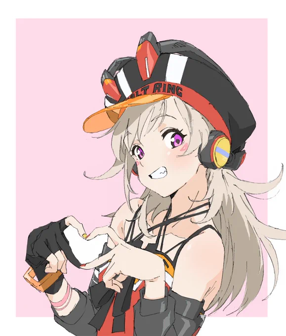 はーとのぽーず
#引き小森画 