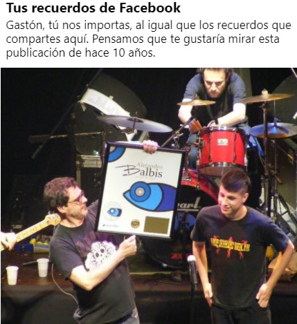 10 años de una de las mejores noches de mi vida 🔥}

gracias por tanto <a href="/ale_balbis/">BALBIS</a>, perdón por tan poco

#ElGranPez #CinePlaza #DiscoDeOro