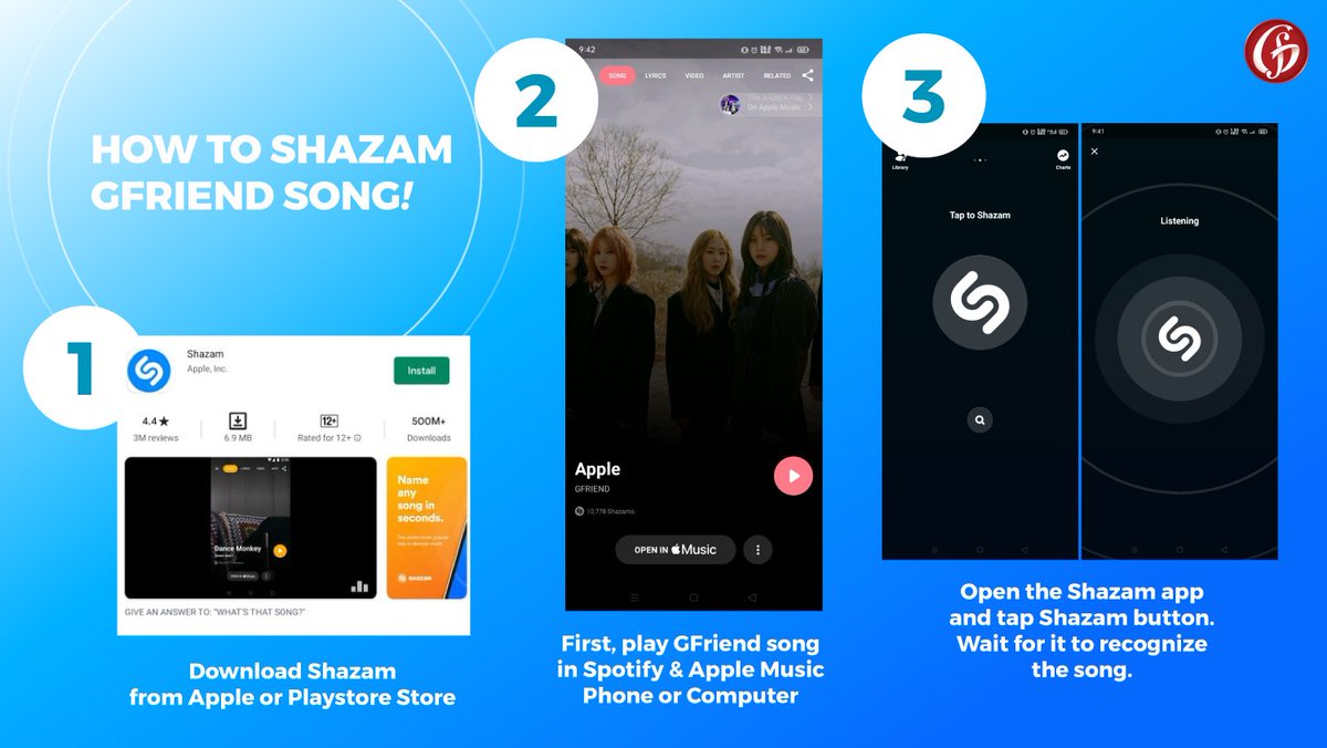 Gfsquad Tutorial How To Shazam For Android Ios Android Multiple Shazam Daily By Removing The App Data In Between It Ios Need To Logout To Remove History Some Version