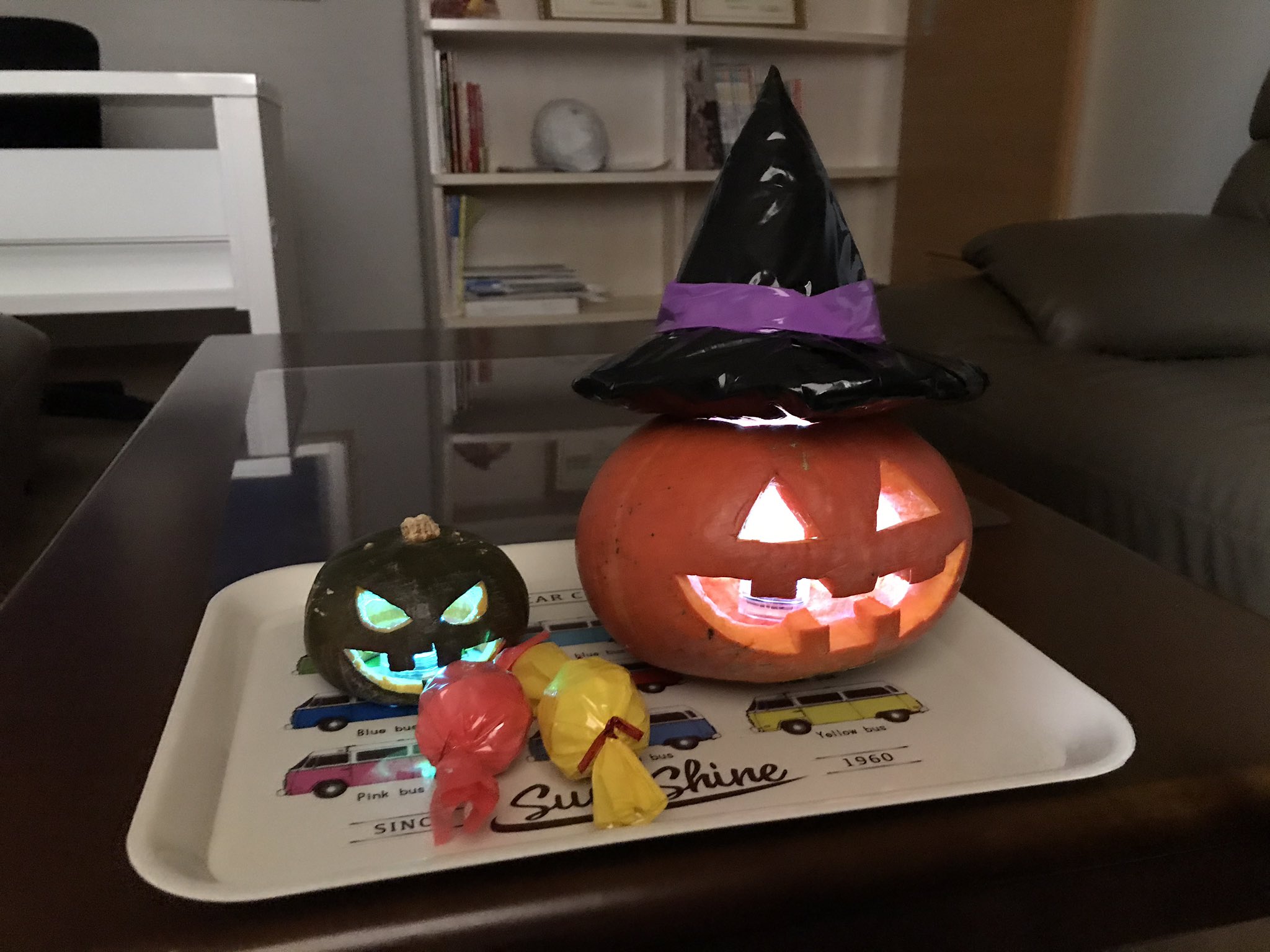 富士見ヶ丘認定こども園 調理の先生が作ってくれました ハッピーハロウィン すごーい かわいい かわいい みんな大喜び 認定こども園 企業主導型保育園 つくばみらい市 富士見ヶ丘認定こども園 みらいの苑 御前山認定こども園 愛保育園