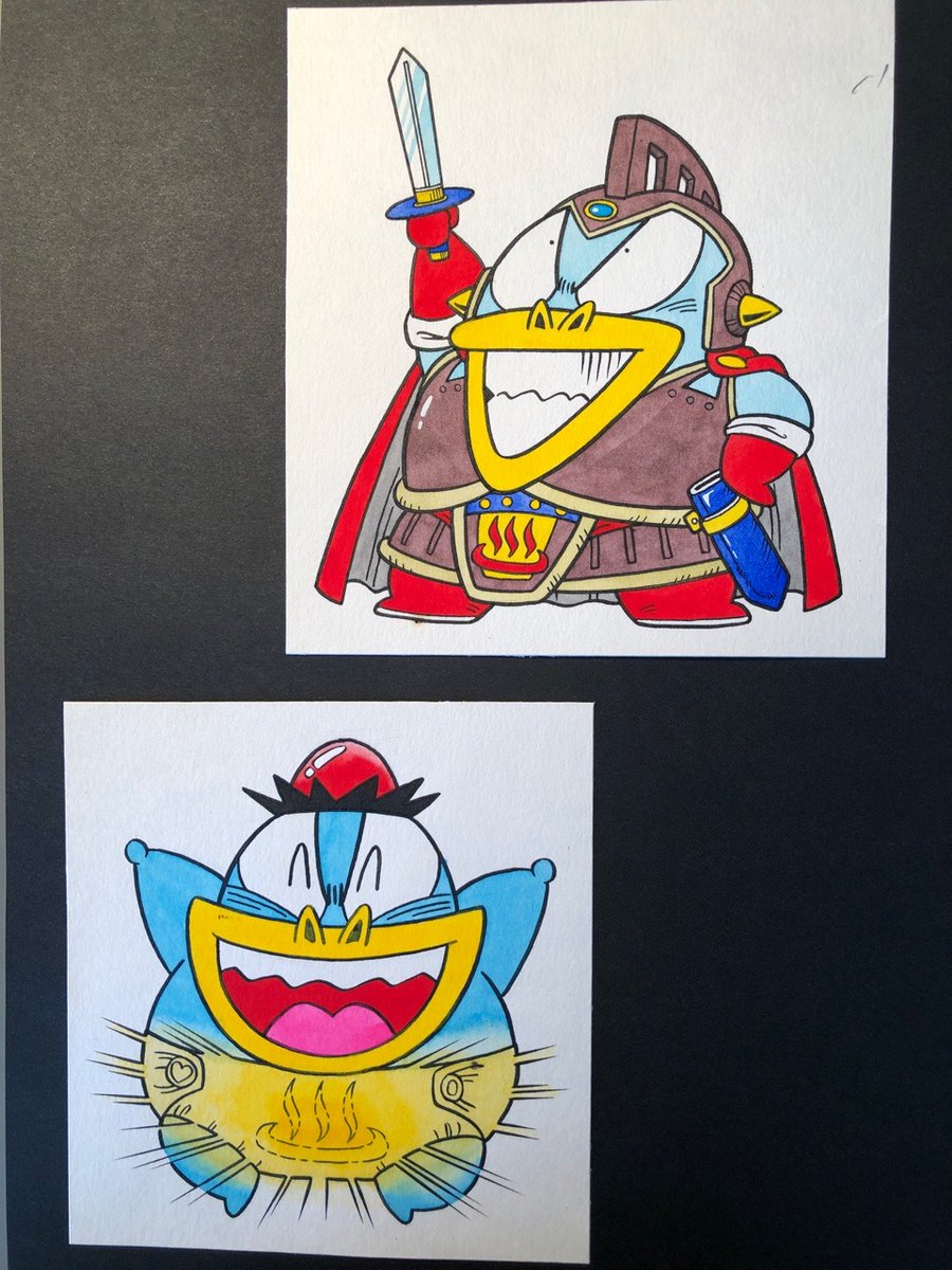 御童カズヒコ 昔描いたイラストやカットの第15弾 温泉ガッパドンバ カパランテ伝説 1990 92年 デラックスボンボン 本誌で描いてたドンバを使ってrpg風に描いたもの アイテム 温泉のオムツはかなりお気に入りだったｗ 紙の単行本では最終話未