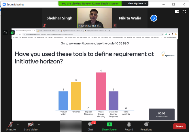 agilemania's tweet photo. A great big THANK YOU to all the folks who participated in yesterday's #SAFeThursday Webinar by @naveenhome. You can register for our next upcoming webinar on 24th Oct 7 PM IST: 👉 https://t.co/F4F6beXIq0 https://t.co/oUT5ZMH3d1