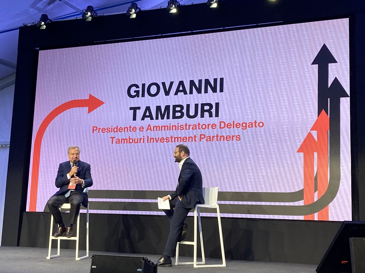 LAYLAPAVONE's tweet photo. Giovanni Tamburi dice: il tema vero e’ fare sistema! Non si può parcellizzare non disperdiamoci nei rivoli! #NextGenerationTAG #digital_magics https://t.co/TnqIqYj14l