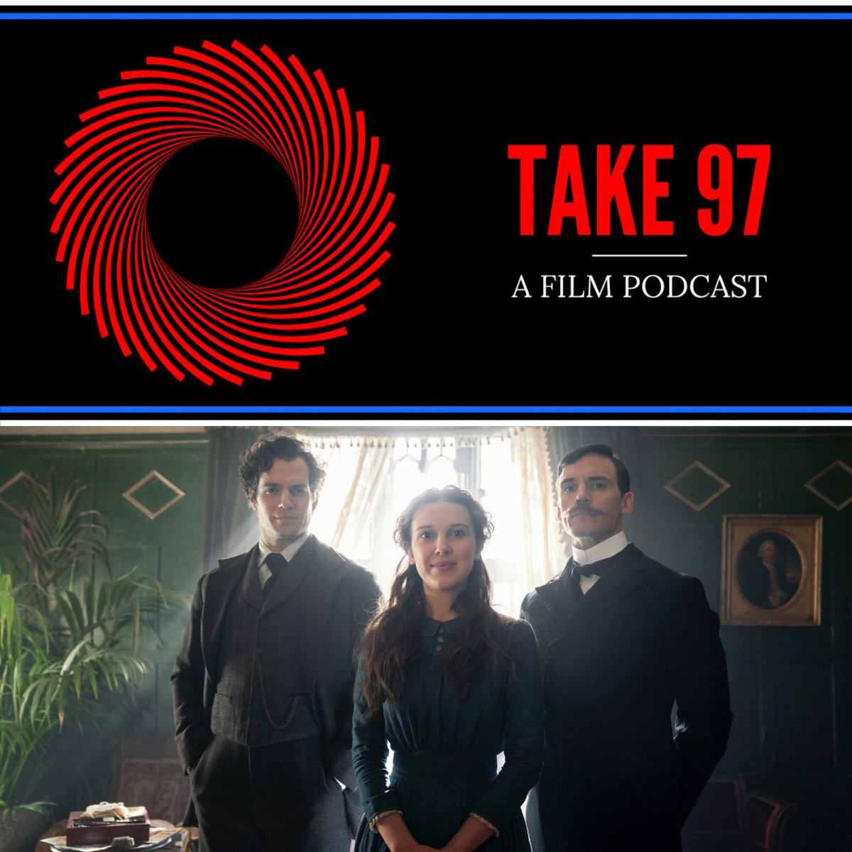 Take97Podcast's tweet photo. Listen to the most recent episode of the podcast: Episode 14: Enola Holmes https://t.co/llYGtNhGMp
#EnolaHolmes #filmreview #filmpodcast #take97 https://t.co/aHHVvr2nN3