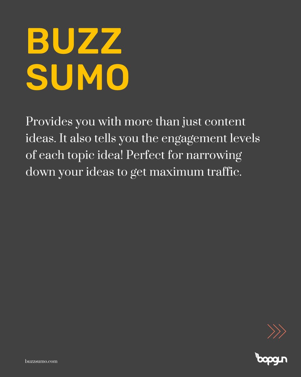 bopgun's tweet image. Writer's block is the worst ✏️
These handy tools help you to come up with new content ideas!
Reply with your favourite content tools...
#toptips #contentgenerator #ubersuggest #buzzsumo #contentideas #neilpatel #hubspot