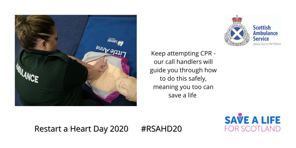 It's #restartaheart day and it's so important to learn how to save a life - unfortunately, the odds are it may be a friend or family member. 

Today, our staff will be showcasing how you can easily learn CPR too!

More info here: bit.ly/3k7pNnN

#WorldRestartAHeart