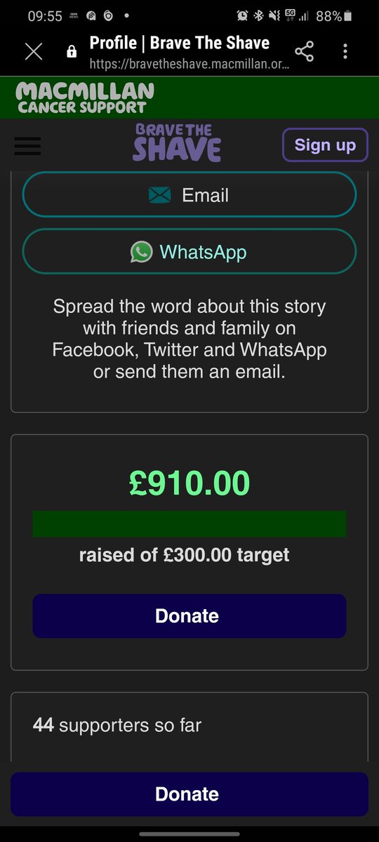 Dan_Simmonds_'s tweet photo. Just a final word to once again thank everybody for their incredibly kind and generous donations. Mum raised an awesome £910 for @macmillancancer #bravedtheshave #champion ❤️ https://t.co/HafUbx1xeF