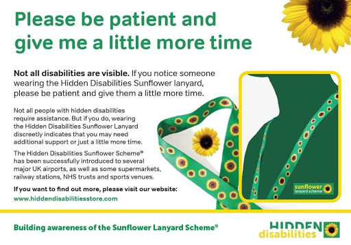 This #NationalHCAW, our colleagues at @BTPCambs have been raising awareness of sunflower lanyards 🌻. 

In these challenging times, remember to be patient with others and understand that some disabilities aren’t visible. 

For support 👉 bit.ly/3ltP5N0

 #SaferCambs