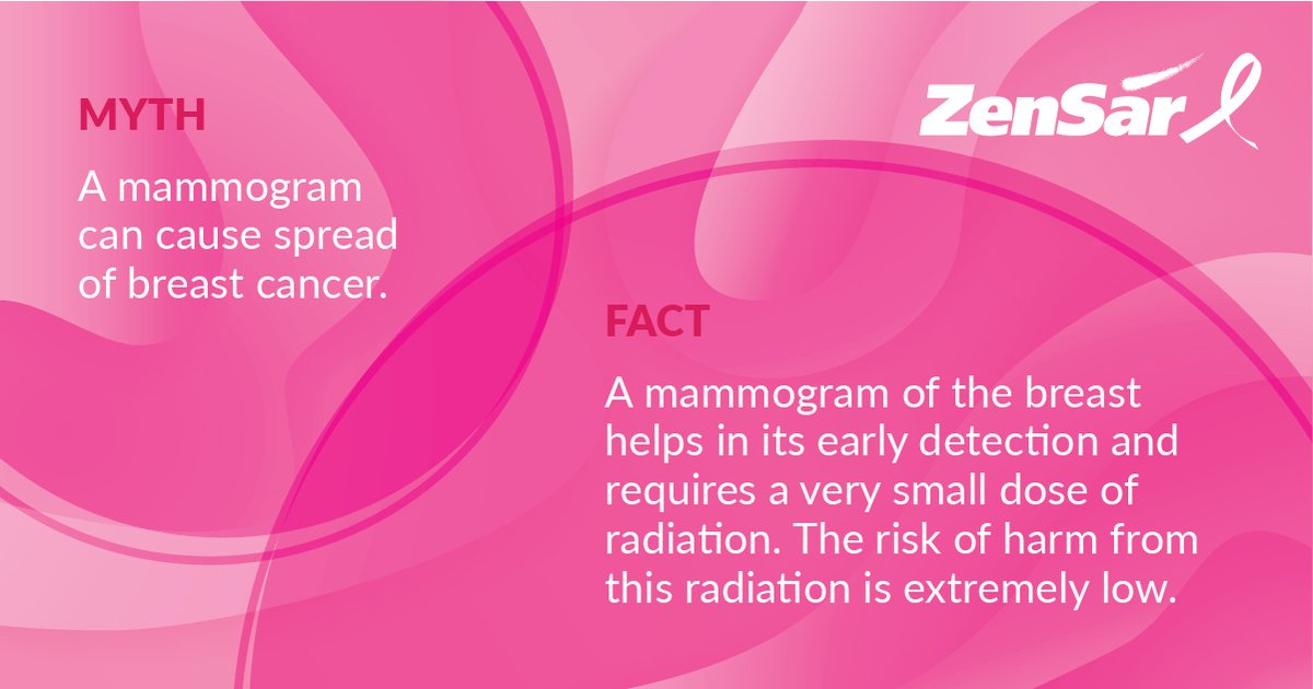Unlearn myths and learn the facts! Stay aware, stay healthy.
#TechInPink2020, #TimeToEndBreastCancer, #ELCdonates #StrongerTogether #Hope https://t.co/Xe81WiHKfE