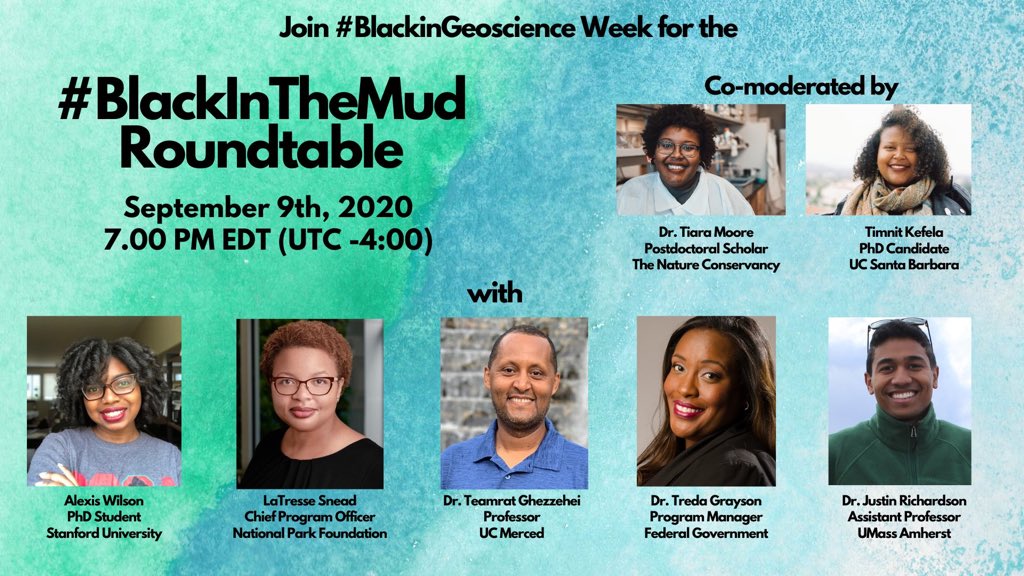 EuroGeosciences's tweet photo. In many places it's #BlackHistoryMonth AND #EarthSciWeek20 so we are very excited that October's #EGUblogs GeoTalk interview by @curly_scientist was with the panellists of Sept's #BlackinGeoscienceWeek #BlackInTheMud reflecting on the event.

Read more: https://t.co/dzu6kCYhMK https://t.co/N2DD1eBv4h