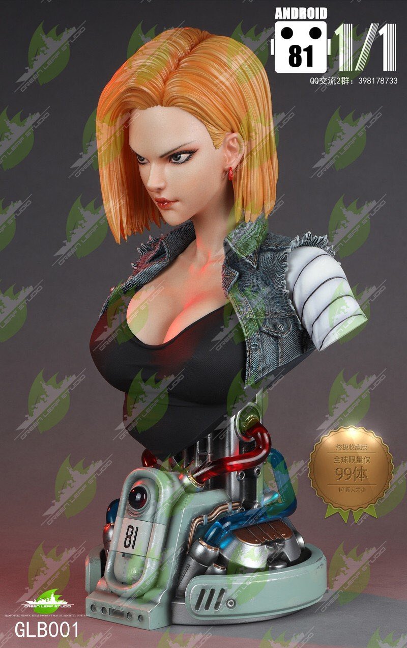 Dragon Ball Android 18 Resin Statue - Green Leaf Studio [In