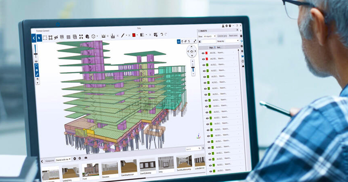 #Trimble Connect, a collaboration tool that provides up-to-the-minute construction-ready project information: View, review &amp; reference #Tekla models, drawings &amp; other data you need for a successful project. See lnkd.in/dTcbFv7 #construction #engineering #steel #bim #data