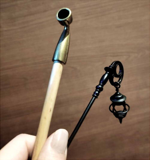 昨日買ったかんざし良すぎん? 