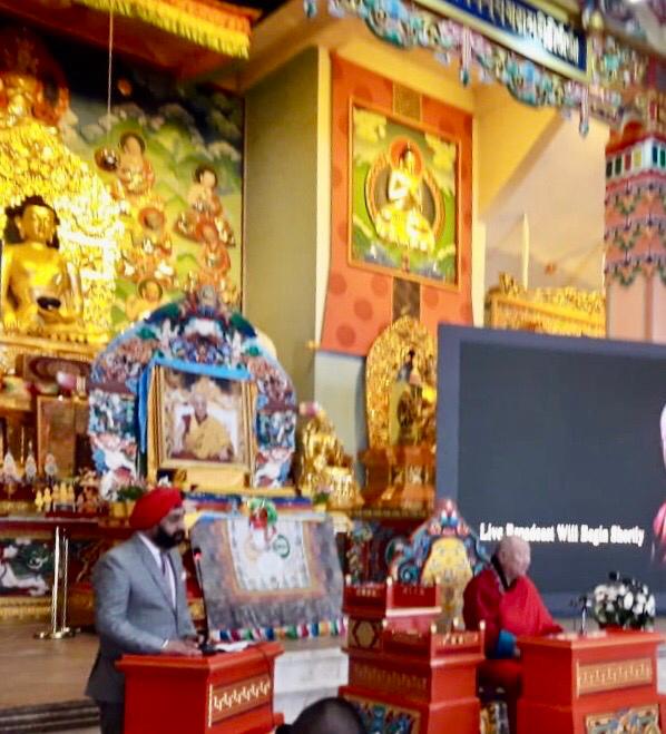 IndiainMongolia's tweet photo. Privileged to attend the Annual Convocation ceremony at #GandanMonastery and exchange views with His Eminence Khamba Lama, Venerable Jado Rimpoche and over 250 monk students from India
@MEAIndia @MongolDiplomacy @MinOfCultureGoI @ICCR_Delhi @WIONews @DDIndialive @ANI https://t.co/MRGT2znZCF
