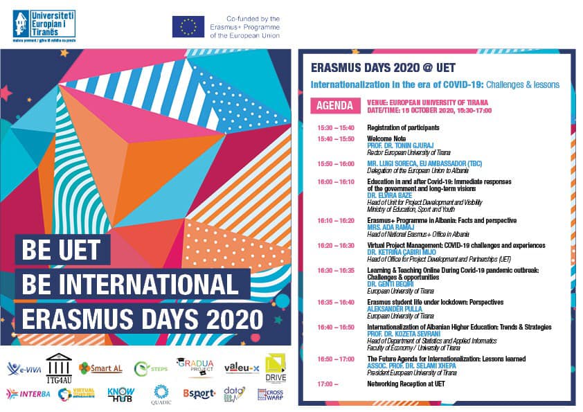 CIHEAMIAMM's tweet photo. News of the #SmartAL project
👉#Erasmus days &amp; Open House days, were organized by the @UniversitetiUet, Albania
The Agricultural Univ. of Tirana, the European Univ. of Trana &amp; the Univ. Fan S. Noli representatives got together to promote the SmartAL #Master to new Master students https://t.co/DWHw3pzJQI