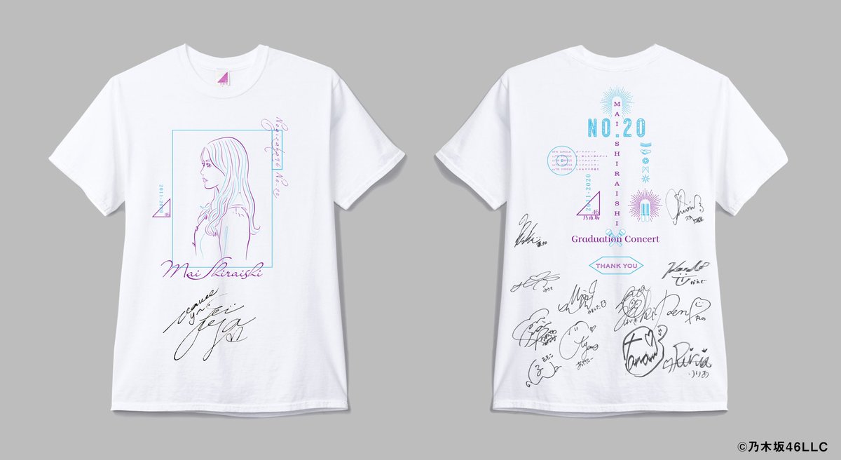 直筆サイン入りTシャツ