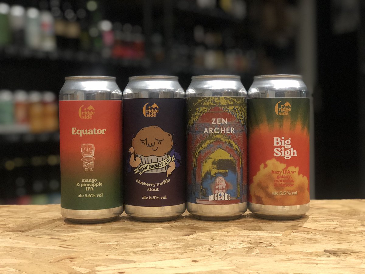 Some new and some familiar faces from <a href="/RidgesideBrewer/">Ridgeside Brewery</a> 👍👍👍 #shoplocal #drinklocal #leedsbeer #meanwoodbeer #northleeds #ridgesidebrewery