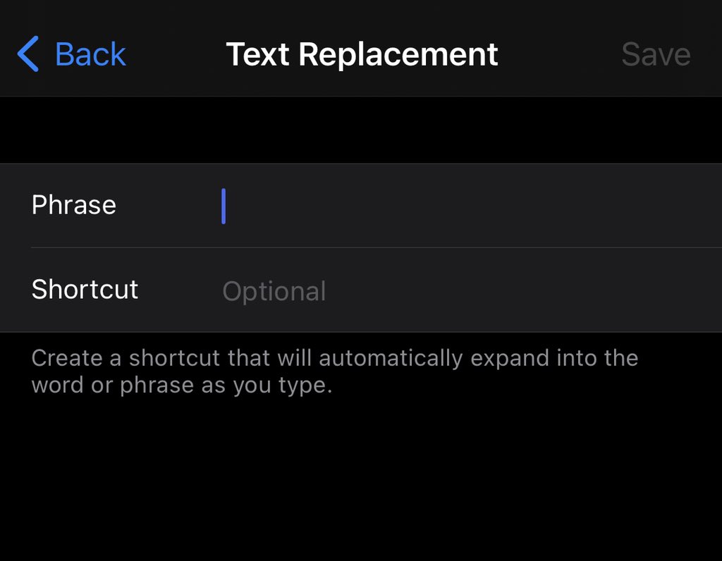 syafiq_io's tweet photo. Caranya, setkan perkataan yang perlu diringkaskan di ketetapan ini
Setting > General > Keyboards > Text Replacement.
Selamat mencuba.
#tipsiOS https://t.co/2KwducMSYG