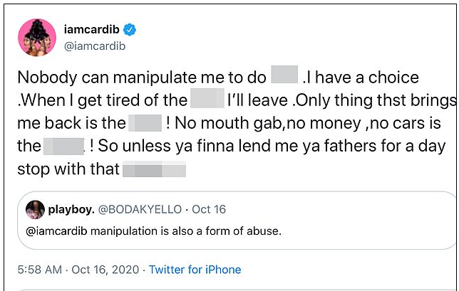 foxblog3's tweet photo. Mind controlled beta kitten sex slave says no one can manipulate her. So sad... #Monarch #Monarchmindcontrol #FreeCardiB https://t.co/WBGa6vS3xl