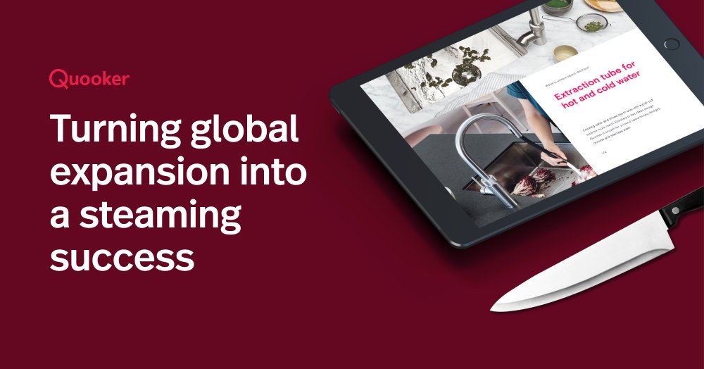 Tapping into international expansion. 
Check out how we enabled the revolutionary kitchen company <a href="/quooker/">Quooker HQ</a> to adopt new design systems triggering growth on a universal scale:
bit.ly/2I6No9X 

#innovation #designdoing #designsystems