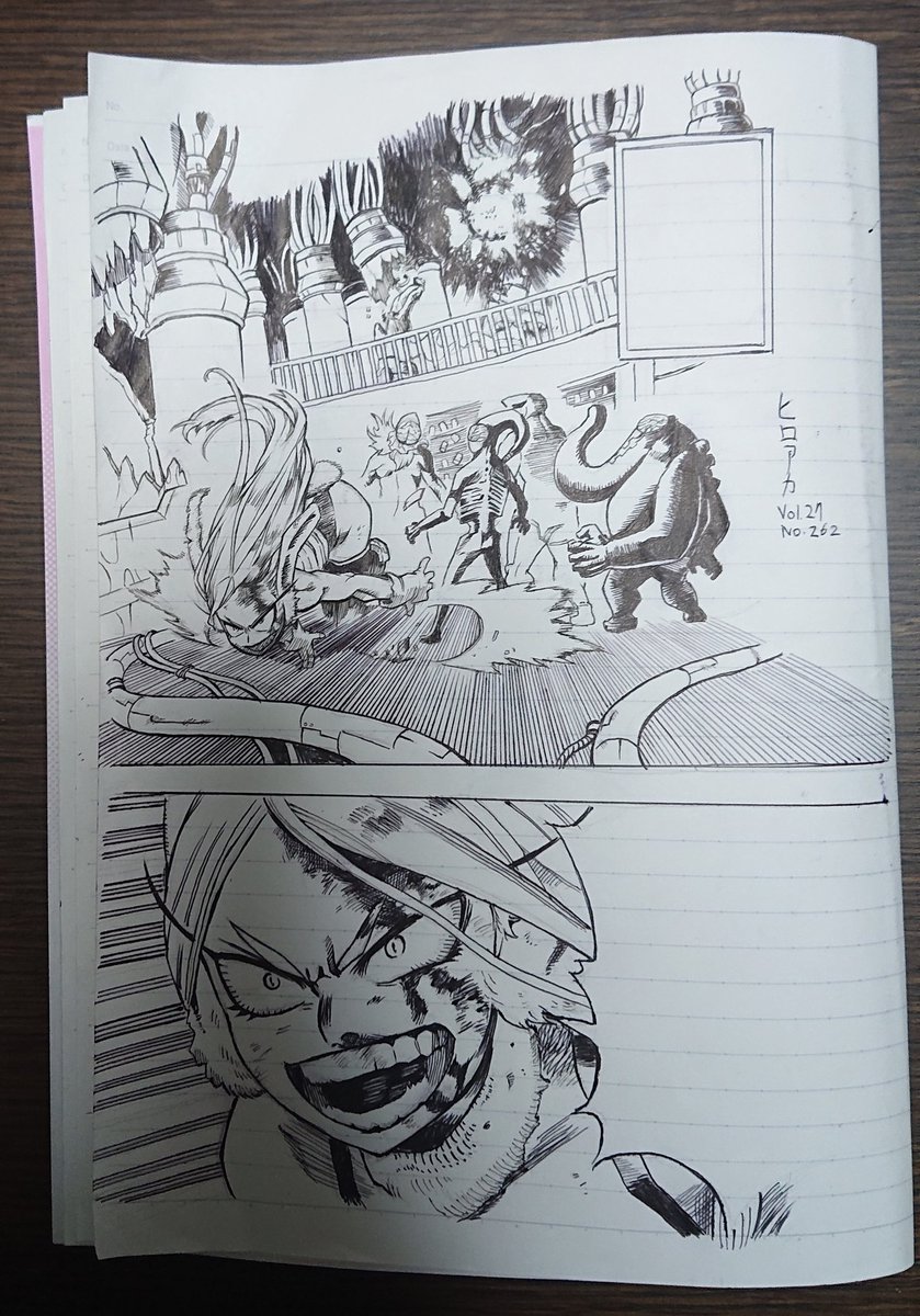 ヒロアカ 最近 ちょっとやり始めた漫画模写 ヒロアカ27巻よりミルコさんのカッコいいシーン ティケ ネームの漫画 ヒロアカ 最近 ちょっとやり始めた漫画模写 ヒロアカ27巻よりミルコさんのカッコいいシーン ティケ ネームの漫画