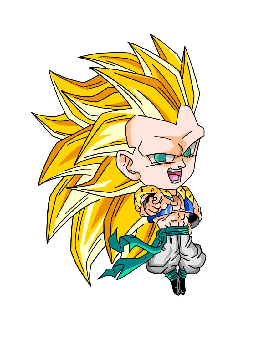 ドラゴンボール ちびキャラゴテンクスもデジタルで描きました 模写 いたち のイラスト