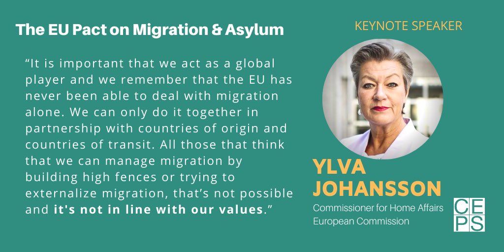 CEPS ThinkTank (@ceps_thinktank) on Twitter photo “Building high fences is not in line with our values” - <a href="/YlvaJohansson/">Ylva Johansson</a> on #EU #Migration and #Asylum. Watch the live webinar: youtube.com/watch?v=65MJ9r… “Building high fences is not in line with our values” - <a href="/YlvaJohansson/">Ylva Johansson</a> on #EU #Migration and #Asylum. Watch the live webinar: youtube.com/watch?v=65MJ9r…