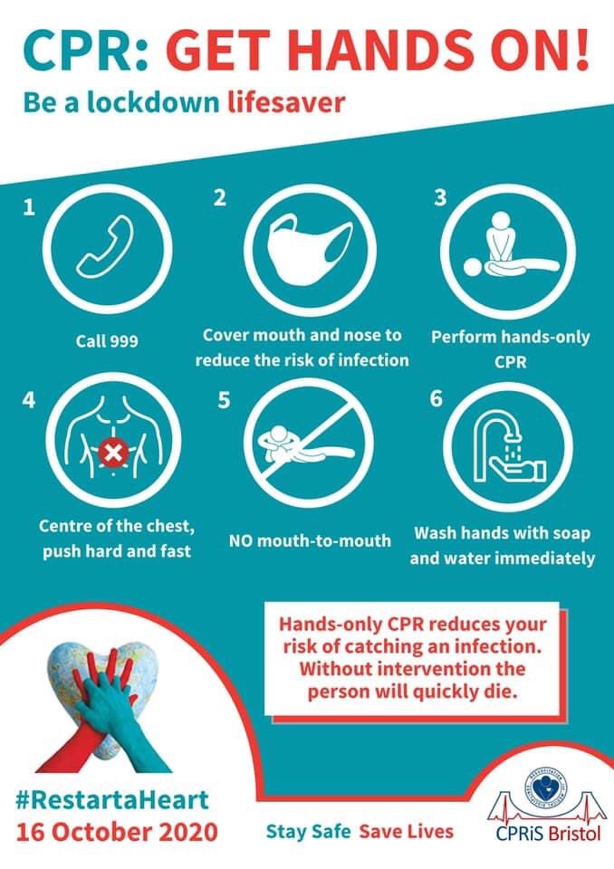 Today, 16th October is #RestartAHeart day!! Less than 1 in 10 people survive a cardiac arrest outside of a clinical setting and for every minute a person goes without CPR or defibrillation, the survival rate reduces by 10%. Learn your CPR and be a life saver❤️ #ulsteruninurse
