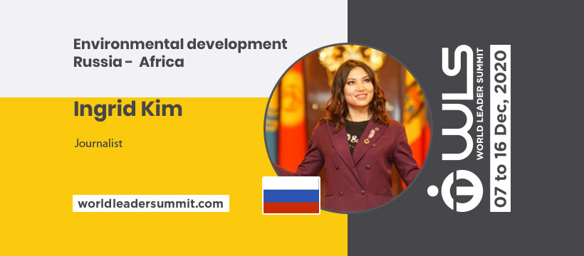 WorldLeaderSum1's tweet photo. Environmental development Russia-  Africa beautiful topic will be addressed by Ingrid Kim #worldleadersummit #Russian #Africa https://t.co/2PQaGS8Mc9 https://t.co/TJSZZnk8tJ