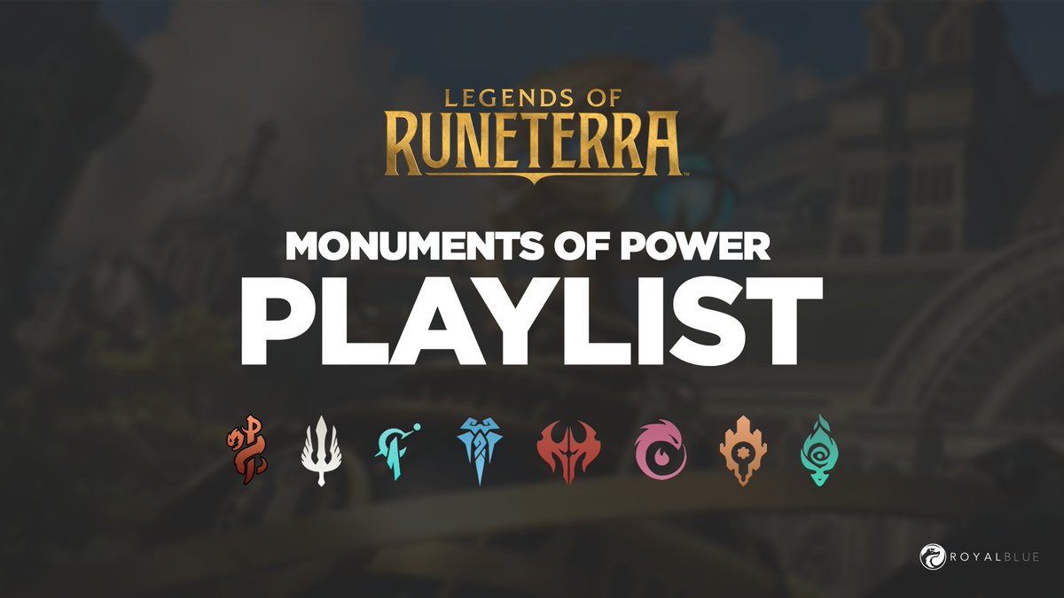 RoyalBlue (@royalblue_gg) on Twitter photo Here is our Monuments of Power review stream playlist with timestamps for every card:
youtube.com/watch?v=g0QIDx…
Thanks once again to <a href="/vanad1n/">Kevin Dierks</a> <a href="/Bindii31/">Bindi</a> <a href="/xFakeTV_CCG/">xFakeTV</a> <a href="/SparklingIceT/">SparklingIceTea</a> @Jamminzz_Gaming for the great stream 💙
#Lor #leagendsofruneterra #monumentsofpower Here is our Monuments of Power review stream playlist with timestamps for every card:
youtube.com/watch?v=g0QIDx…
Thanks once again to <a href="/vanad1n/">Kevin Dierks</a> <a href="/Bindii31/">Bindi</a> <a href="/xFakeTV_CCG/">xFakeTV</a> <a href="/SparklingIceT/">SparklingIceTea</a> @Jamminzz_Gaming for the great stream 💙
#Lor #leagendsofruneterra #monumentsofpower