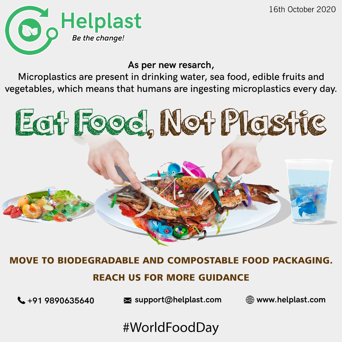 Eat food, Not plastic. 

#ecofriendly #Foodgrade #zerowaste #gogreen #noplastic #biomaterials #sustainability #biodesign #organic #materialresearch #Helplast #Biodegradable #sustainable #plasticfree #circulardesign #ecofriendlyproducts #biofabrication #saynotoplastic